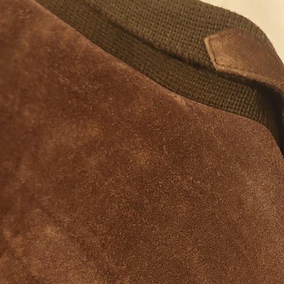 The Men's Store vintage genuine leather sweater coat jacket brown Large … - Picture 8 of 8